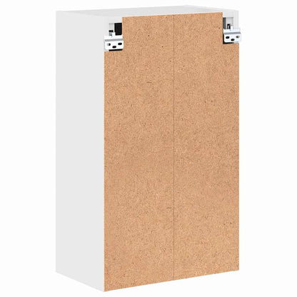 Bathroom Cabinet with Door High Gloss White 30 x 31.5 x 61 cm