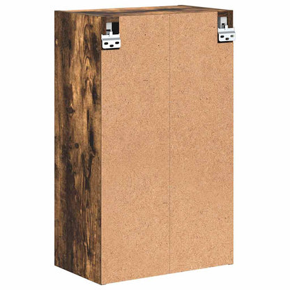 Bathroom Cabinet Wall-mounted Smoked Oak 30 x 31.5 x 61 cm
