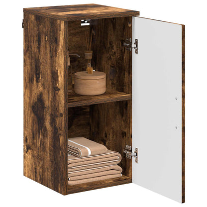 Bathroom Cabinet Smoked Oak 30 x 31.5 x 61 cm
