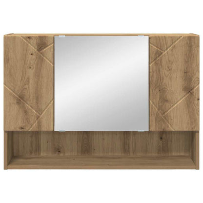 Mirror Cabinet Artisan Oak 80 x 17 x 55 cm Engineered Wood