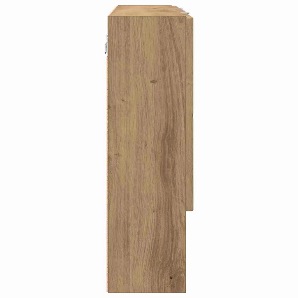 Mirror Cabinet Artisan Oak 80 x 17 x 55 cm Engineered Wood