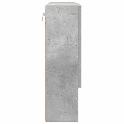 Mirror Cabinet Concrete Grey 59 x 17 x 55 cm Engineered Wood