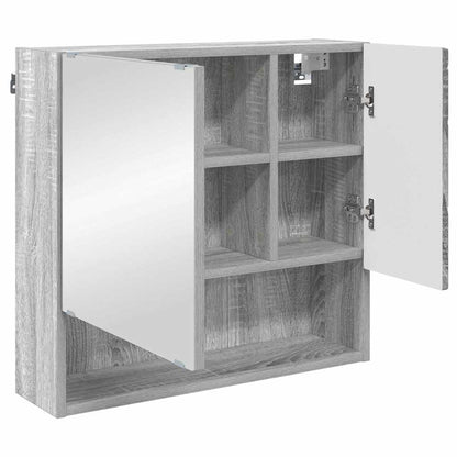 Mirror Cabinet Grey Sonoma 59 x 17 x 55 cm Engineered Wood