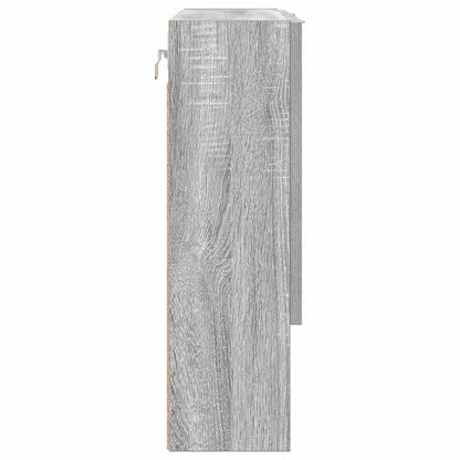 Mirror Cabinet Grey Sonoma 59 x 17 x 55 cm Engineered Wood