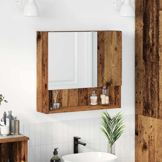 Mirror Cabinet Old Wood 59 x 17 x 55 cm Engineered Wood