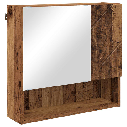 Mirror Cabinet Old Wood 59 x 17 x 55 cm Engineered Wood