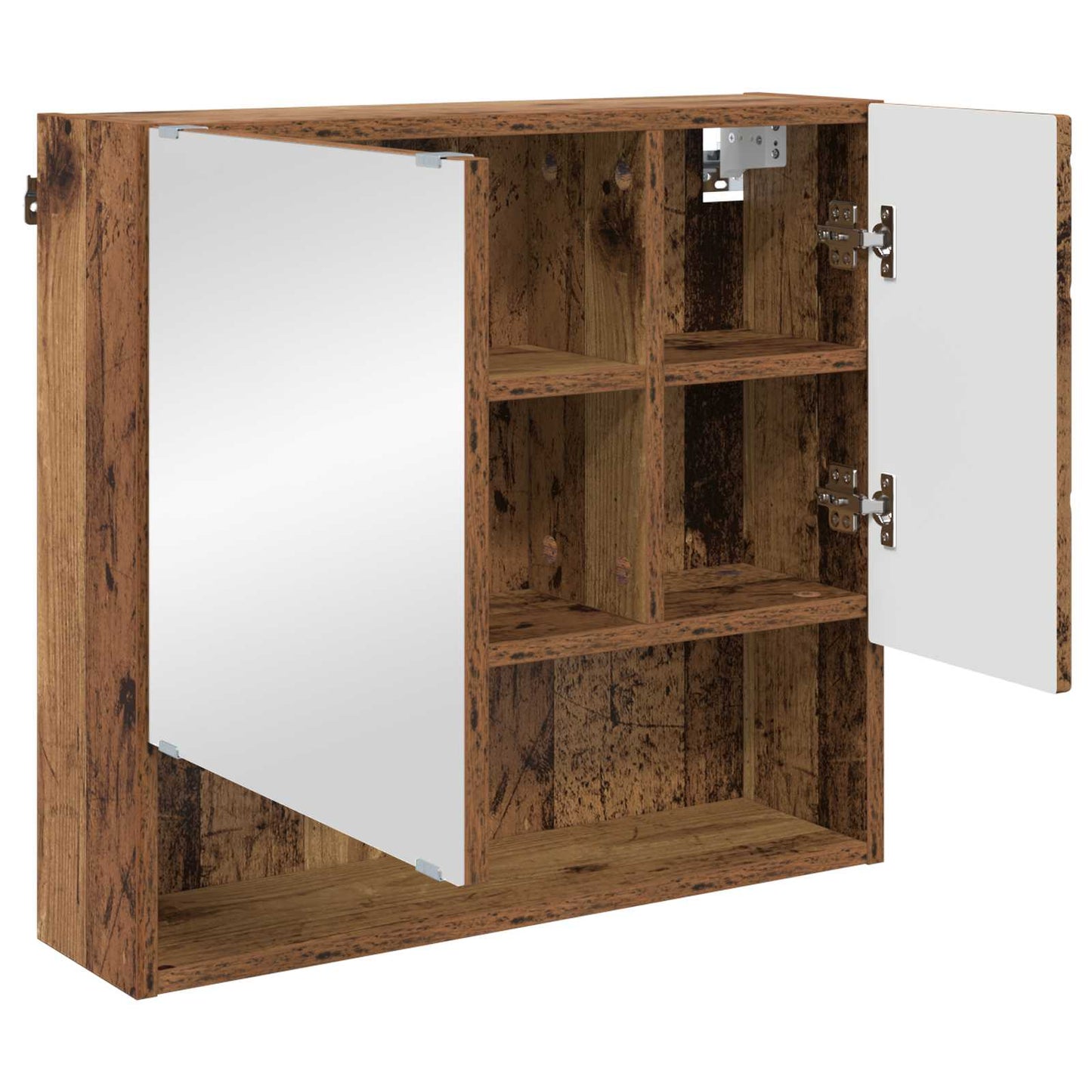 Mirror Cabinet Old Wood 59 x 17 x 55 cm Engineered Wood