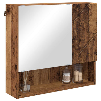 Mirror Cabinet Old Wood 59 x 17 x 55 cm Engineered Wood