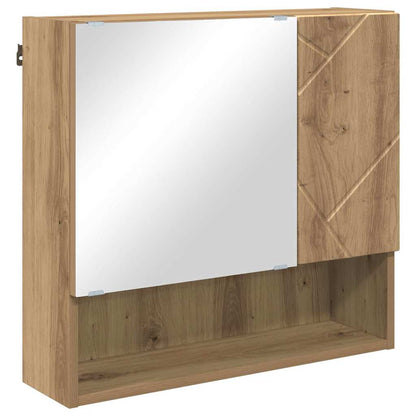 Mirror Cabinet Artisan Oak 59 x 17 x 55 cm Engineered Wood