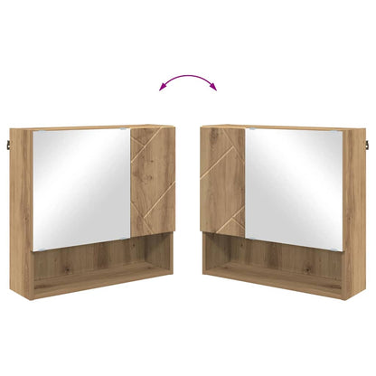 Mirror Cabinet Artisan Oak 59 x 17 x 55 cm Engineered Wood