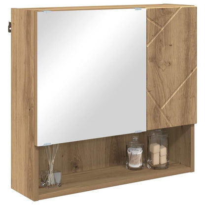 Mirror Cabinet Artisan Oak 59 x 17 x 55 cm Engineered Wood