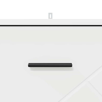 Bedside Cabinet White 38 x 38 x 66 cm Engineered wood