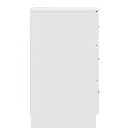 Bedside Cabinet White 38 x 38 x 66 cm Engineered wood