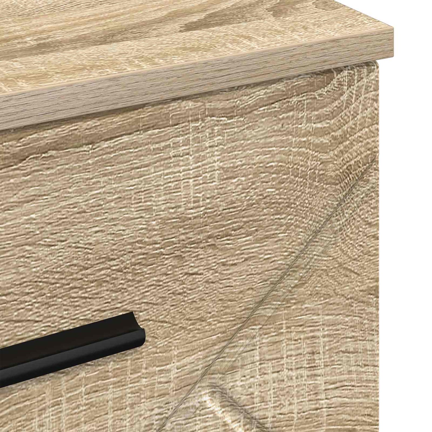 Bedside Cabinet Sonoma oak 38 x 38 x 66 cm Engineered wood