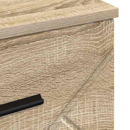Bedside Cabinet Sonoma oak 38 x 38 x 66 cm Engineered wood