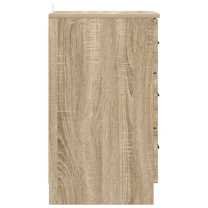 Bedside Cabinet Sonoma oak 38 x 38 x 66 cm Engineered wood