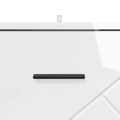 Bedside Cabinet High gloss white 38 x 38 x 66 cm