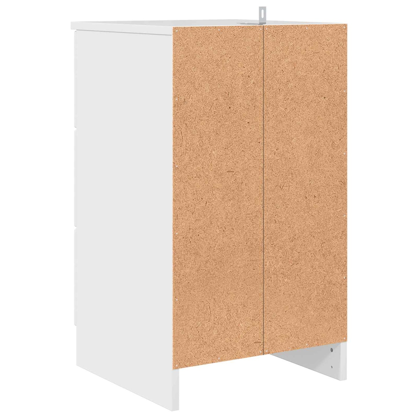 Bedside Cabinet High gloss white 38 x 38 x 66 cm