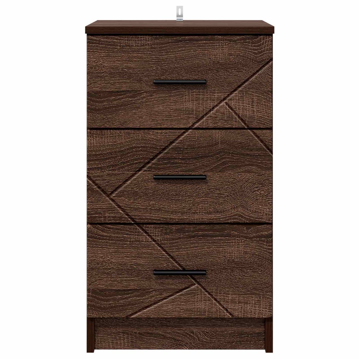 Bedside Cabinet Brown oak 38 x 38 x 66 cm Engineered wood