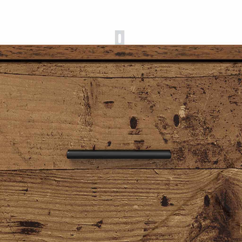 Bedside Cabinet Old wood 38 x 38 x 66 cm Engineered wood