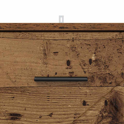 Bedside Cabinet Old wood 38 x 38 x 66 cm Engineered wood