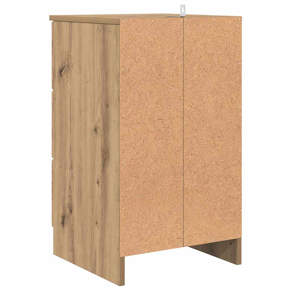 Bedside Cabinet Artisan oak 38 x 38 x 66 cm Engineered wood