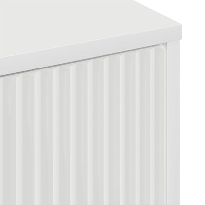 Bathroom Cabinet White 39 x 23.5 x 65 cm Engineered wood, Metal