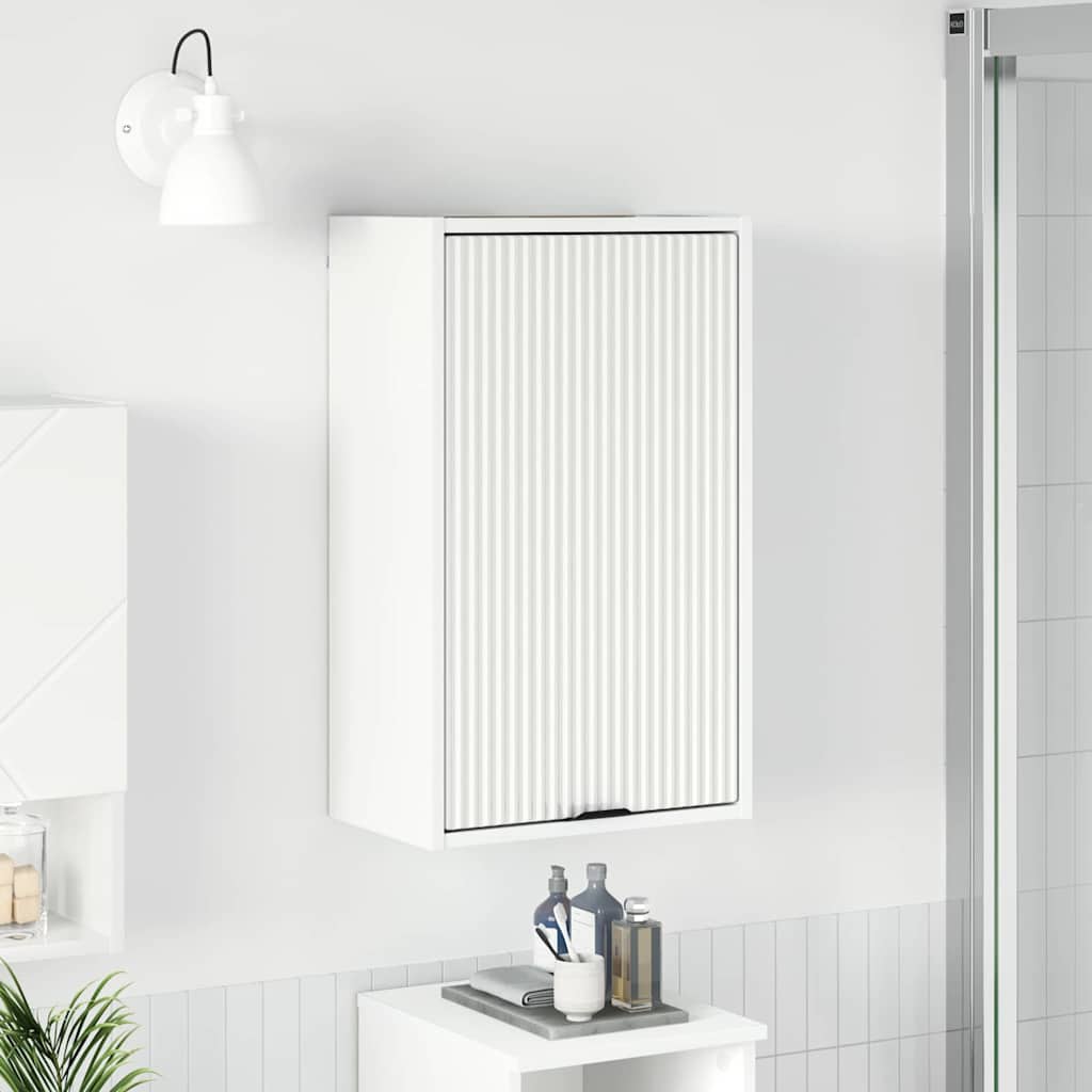 Bathroom Cabinet White 39 x 23.5 x 65 cm Engineered wood, Metal