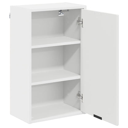 Bathroom Cabinet White 39 x 23.5 x 65 cm Engineered wood, Metal