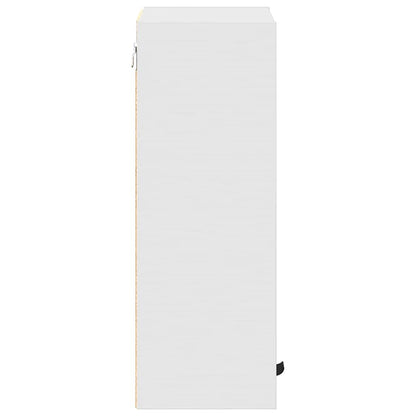 Bathroom Cabinet White 39 x 23.5 x 65 cm Engineered wood, Metal