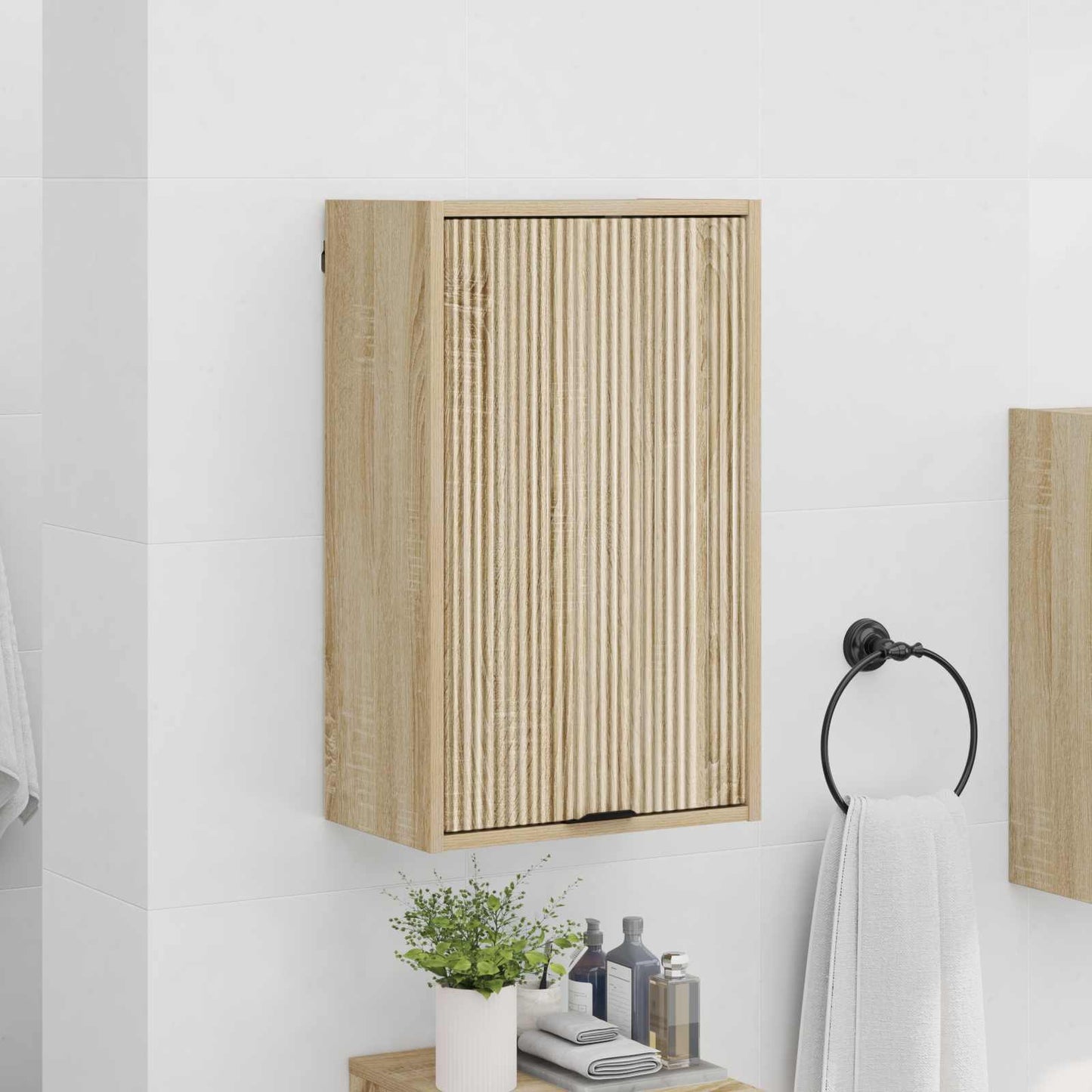 Bathroom Cabinet Sonoma Oak 39 x 23.5 x 65 cm