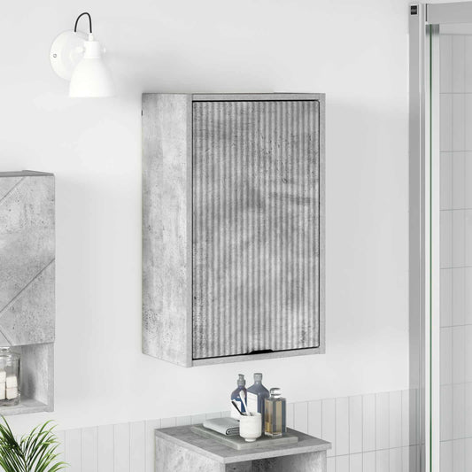 Bathroom Cabinet Concrete Grey 39 x 23.5 x 65 cm