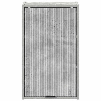 Bathroom Cabinet Wall-mounted Concrete Grey 39 x 23.5 x 65 cm