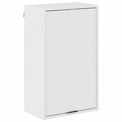Bathroom Cabinet with Door High Gloss White 39 x 23.5 x 65 cm