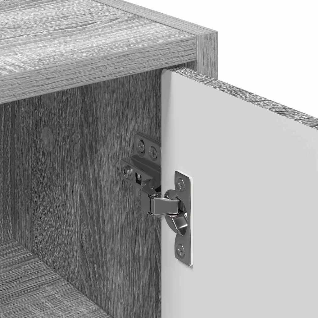 Bathroom Cabinet Wall-mounted Grey Sonoma 39 x 23.5 x 65 cm