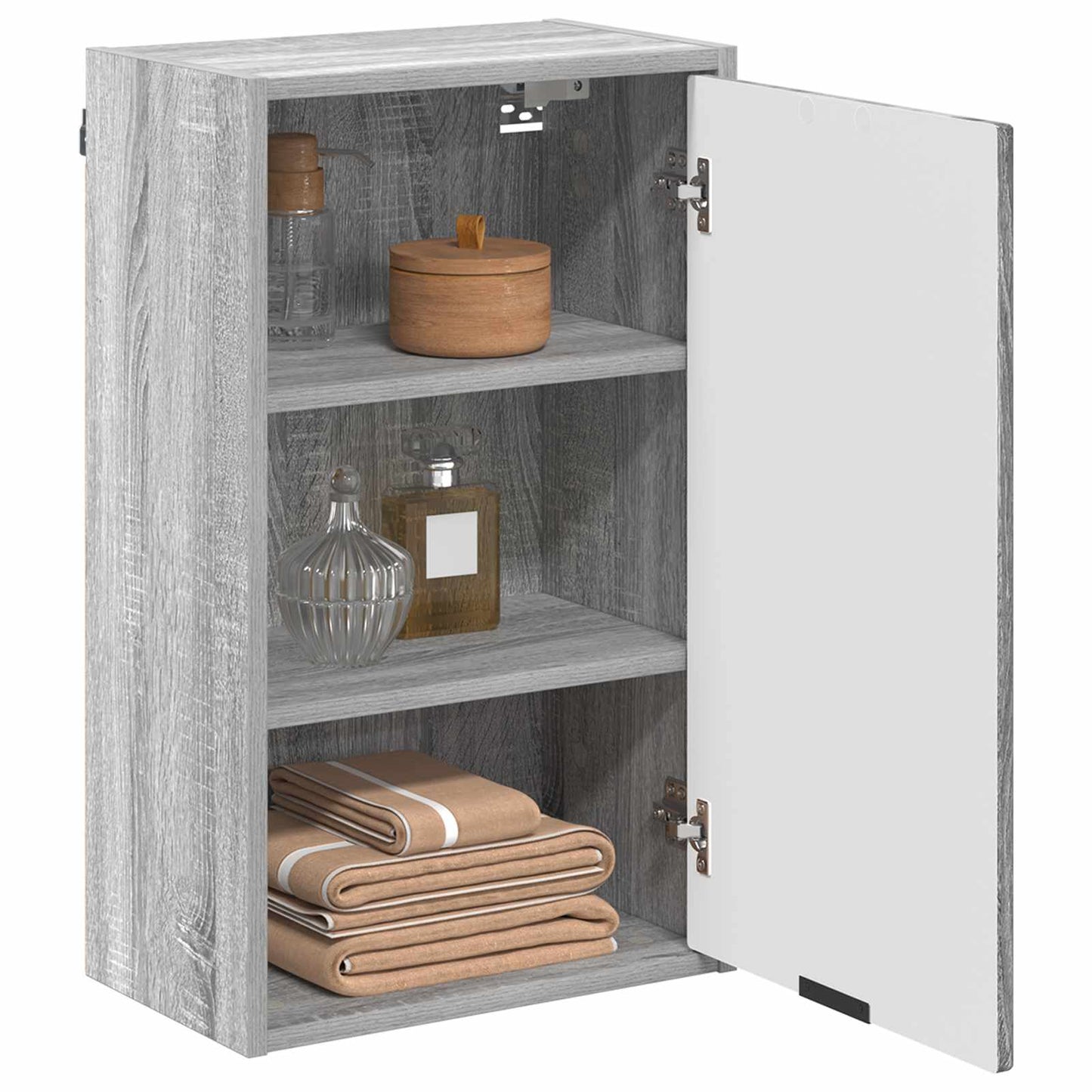 Bathroom Cabinet Grey Sonoma 39 x 23.5 x 65 cm