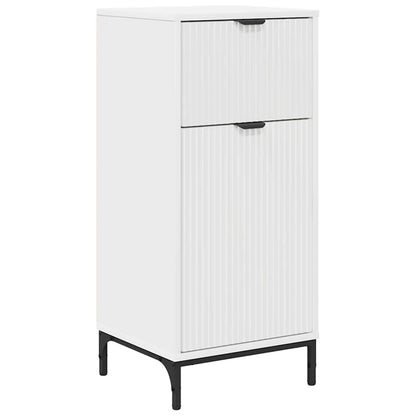 Bathroom Cabinet with Drawer with Door White 39.5 x 36 x 88 cm