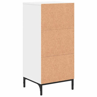 Bathroom Cabinet with Drawer with Door White 39.5 x 36 x 88 cm