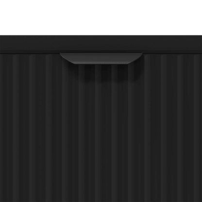 Bathroom Cabinet with Drawer with Door Black 39.5 x 36 x 88 cm