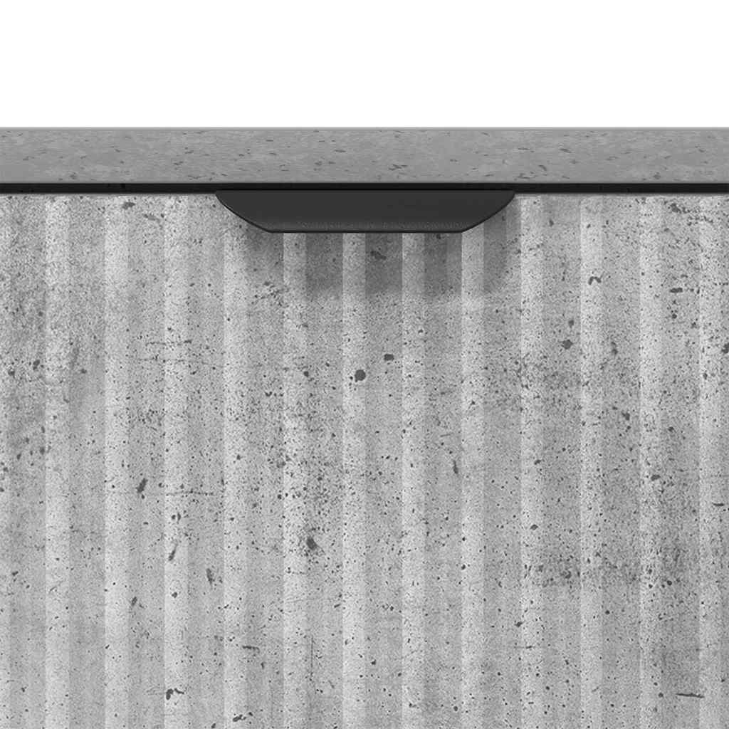 Bathroom Cabinet with Drawer Concrete Grey 39.5 x 36 x 88 cm