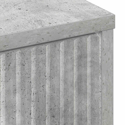 Bathroom Cabinet with Drawer Concrete Grey 39.5 x 36 x 88 cm