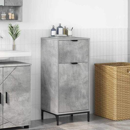 Bathroom Cabinet Concrete Grey 39.5 x 36 x 88 cm