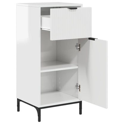 Bathroom Cabinet High Gloss White 39.5 x 36 x 88 cm