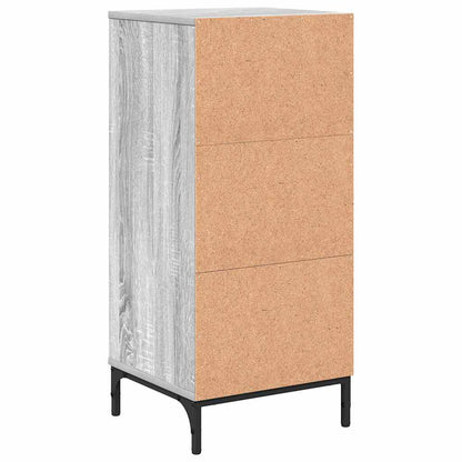 Bathroom Cabinet with Drawer Grey Sonoma 39.5 x 36 x 88 cm