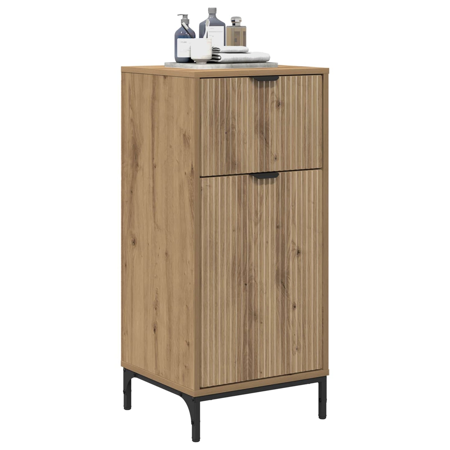 Bathroom Cabinet with Drawer Artisan Oak 39.5 x 36 x 88 cm