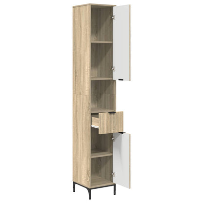 Bathroom Cabinet Sonoma Oak 31.5 x 33 x 190 cm