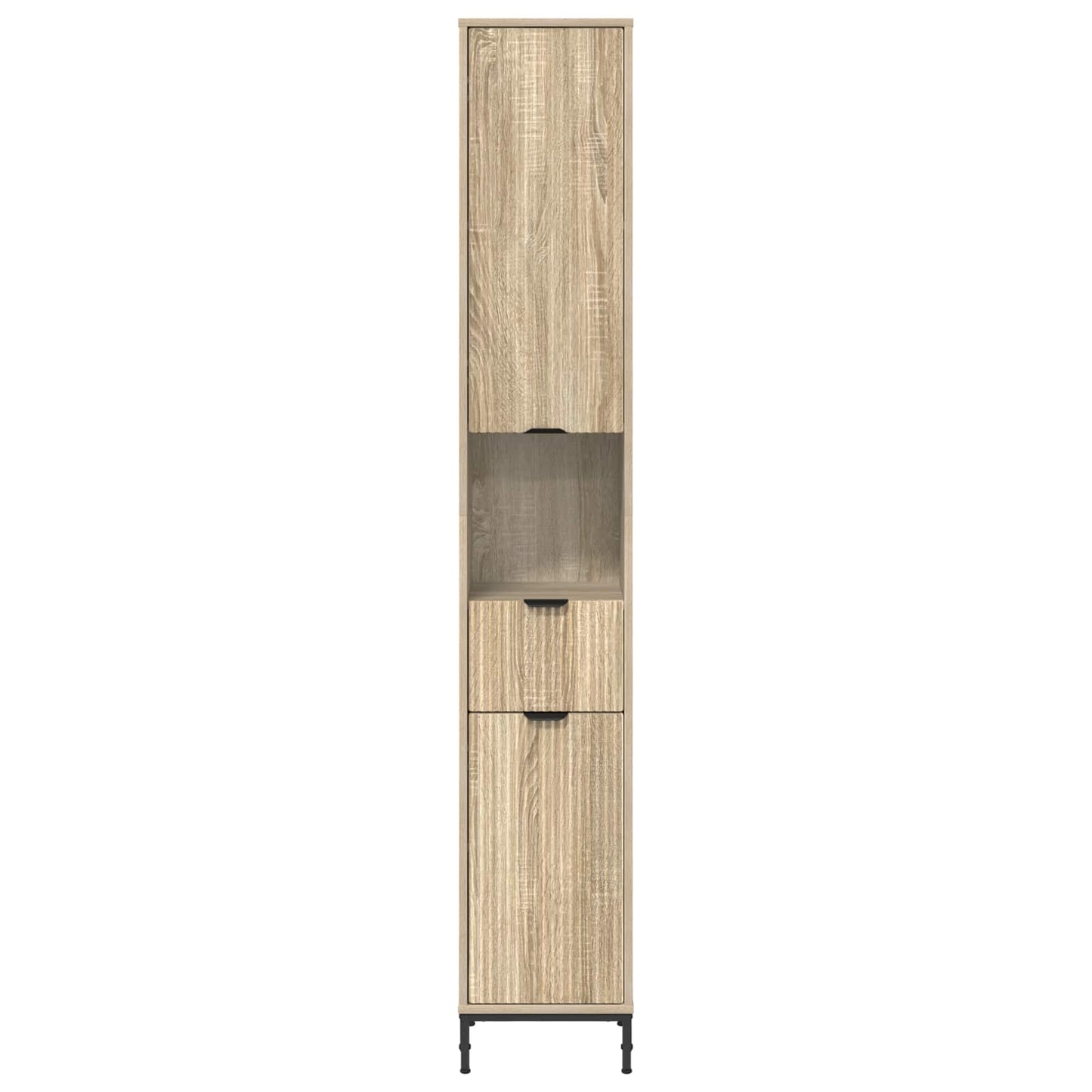 Bathroom Cabinet with Drawer Sonoma Oak 31.5 x 33 x 190 cm