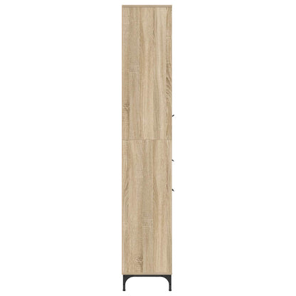 Bathroom Cabinet Sonoma Oak 31.5 x 33 x 190 cm