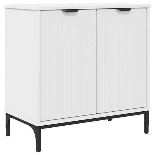 Bathroom Sink Cabinet White 60.5 x 33.5 x 61 cm Engineered wood