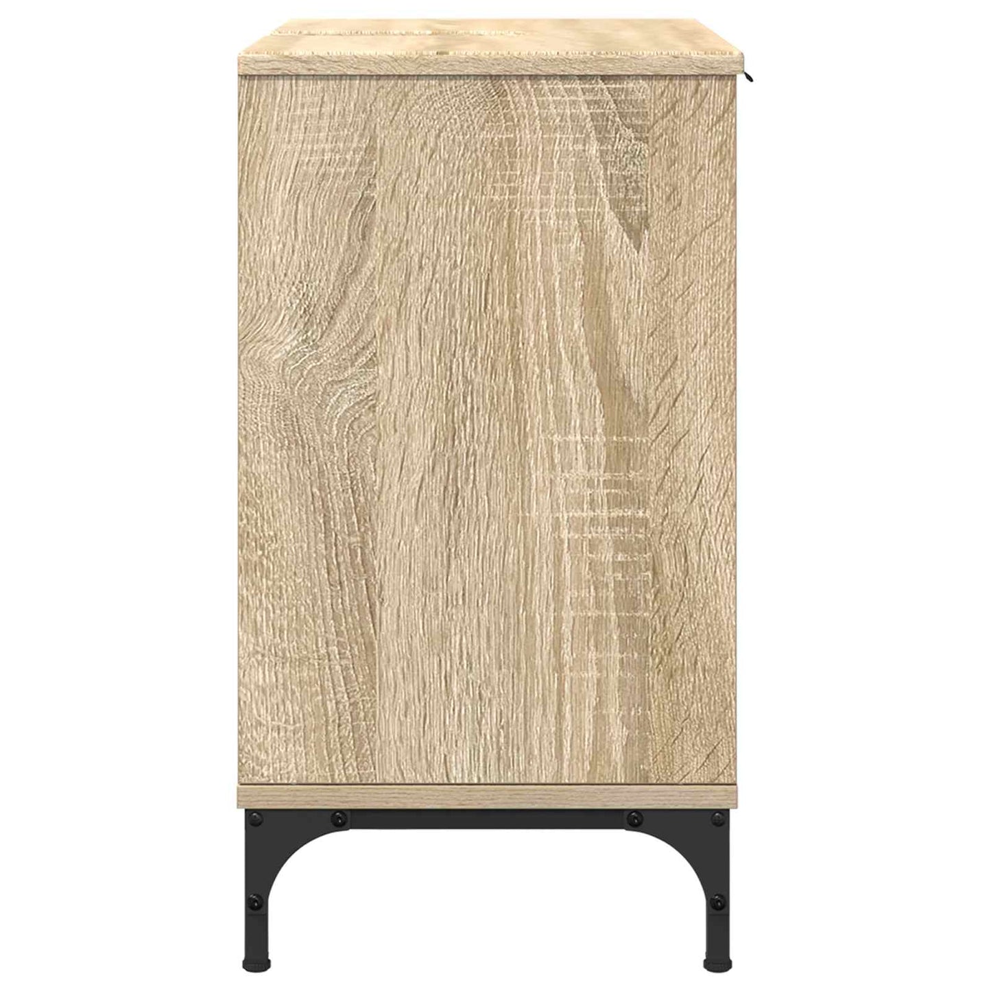 Bathroom Sink Cabinet with Door Sonoma Oak 60.5 x 33.5 x 61 cm
